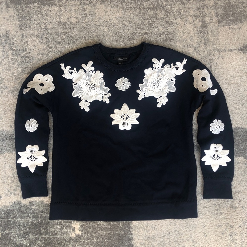 💥SALE! Victoria Beckham for Target Lace Appliqué Sweater